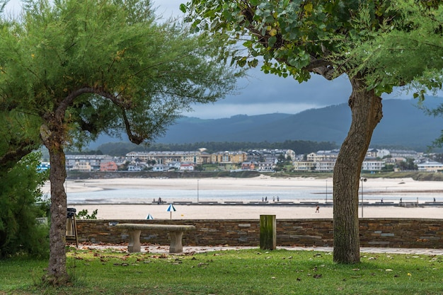 A Rapadoira beach in Foz Galicia Spain