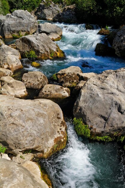 Foto sulle rapide del fiume cetina