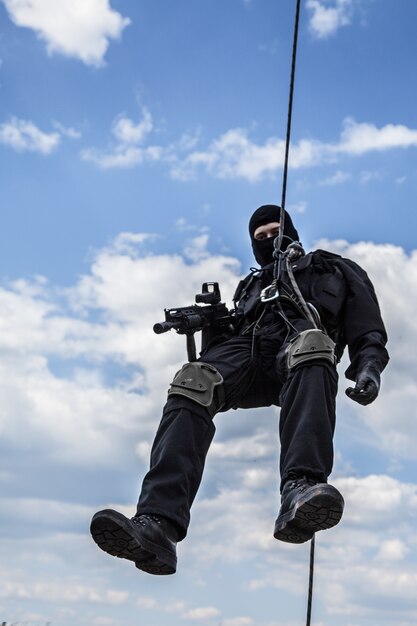 Attacco rappeling