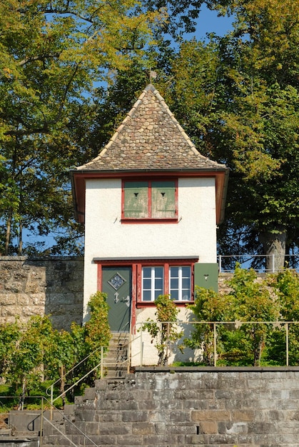 Rapperswil little house in vineyards above rapperswil canton of St Gallen Switzerland Europe