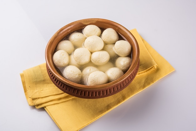 Rasgulla or rosogulla - Indian sweet food