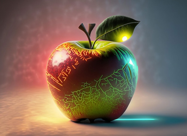 Rash organic apple glows with healthy ideas