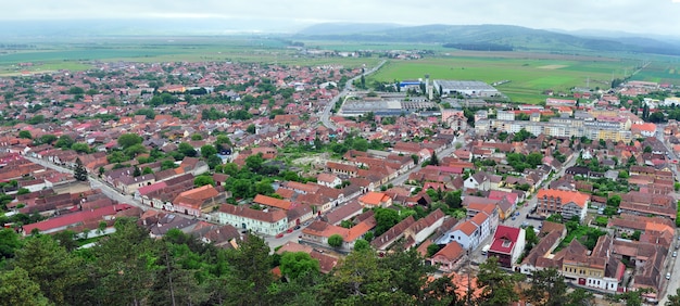 rasnov city panorama