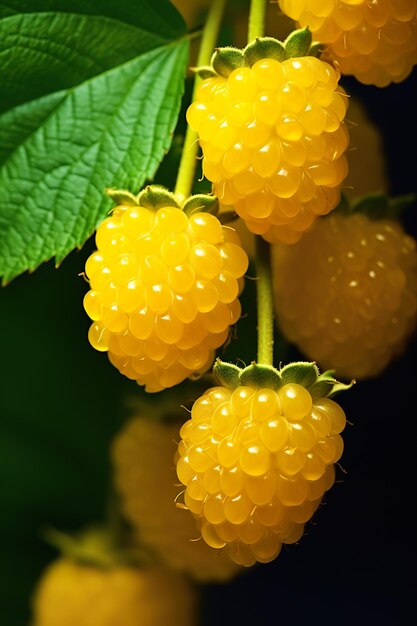 Photo raspberries nature's humble charms in organic symbolism