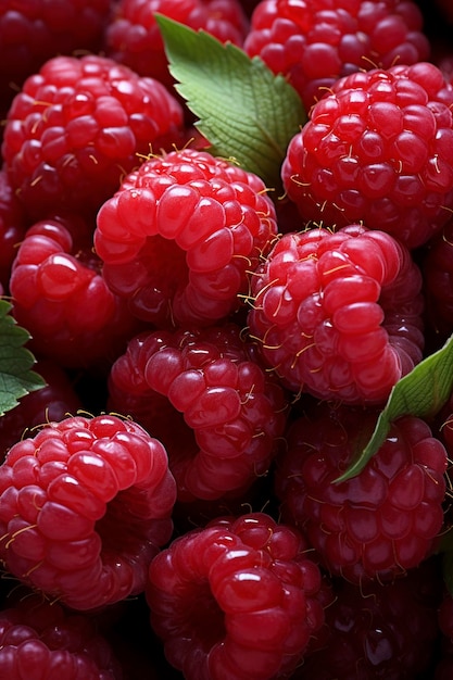 Raspberries op de markt gemaakt met generatieve AI