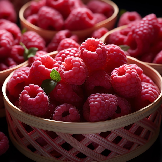 Raspberry background