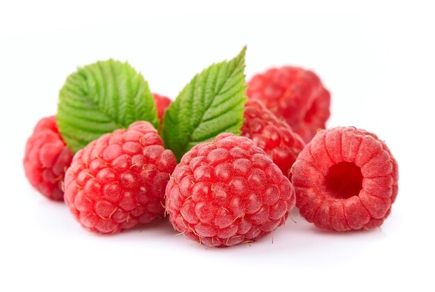 Raspberry fruits