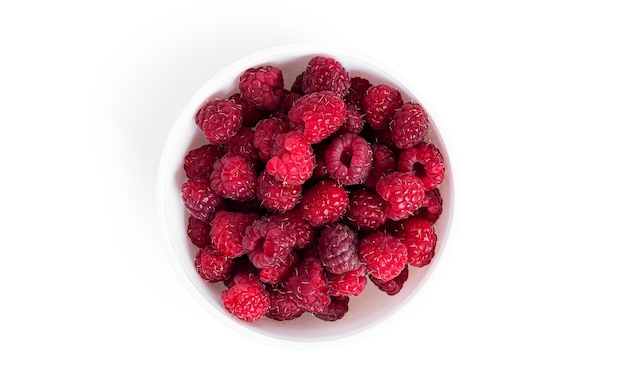 Raspberry isolated. Raspberries