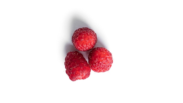 Raspberry isolated. Raspberries