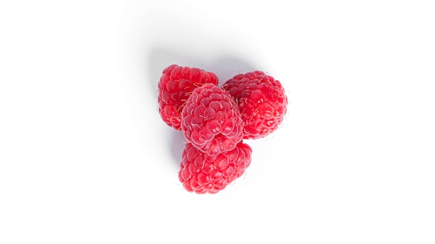 Raspberry isolated. Raspberries