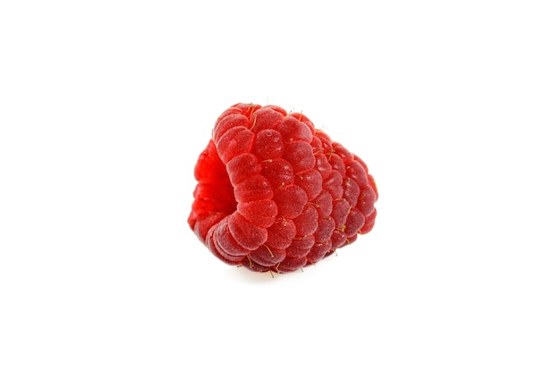 Raspberry isolated on white 