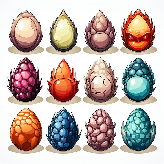 Photo raster easter egg ornamental