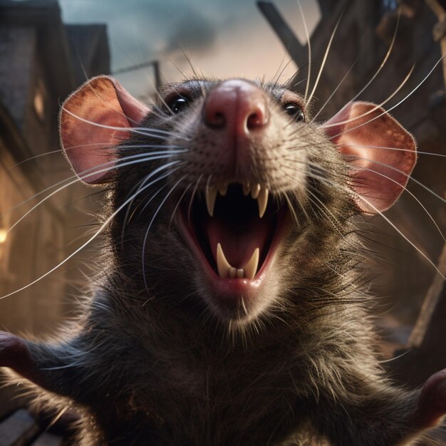 Photo rat high quality background