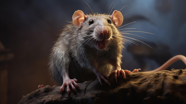 Photo rat high quality background