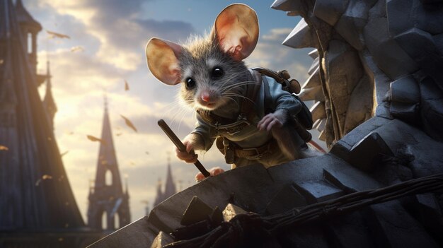 Photo rat high quality background