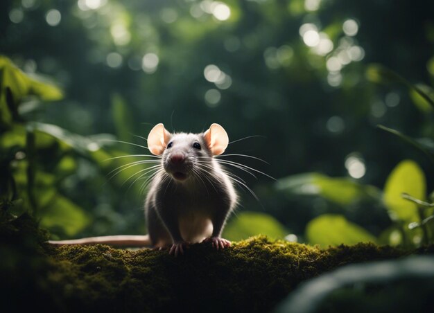 Photo a rat in jungle
