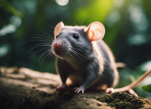 A rat in jungle