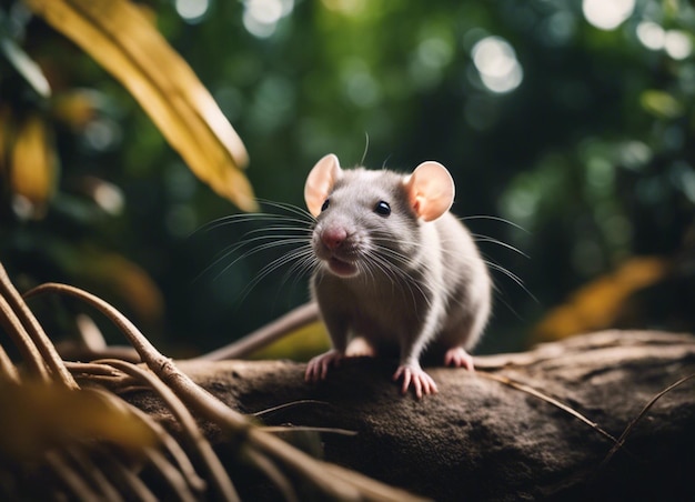 A rat in jungle