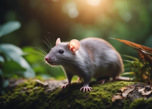 A rat in jungle