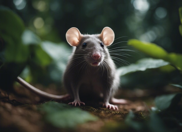 A rat in jungle