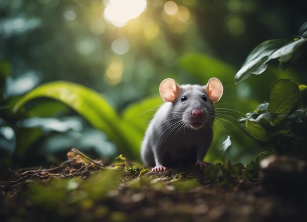 A rat in jungle