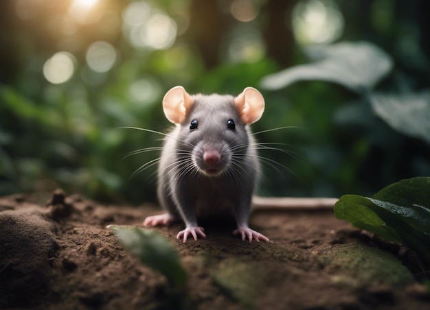 A rat in jungle