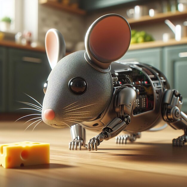 Foto ratto robotico in cucina