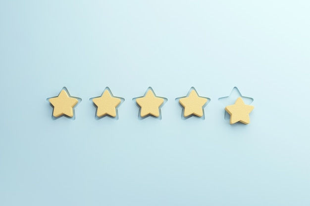 Rating with stars