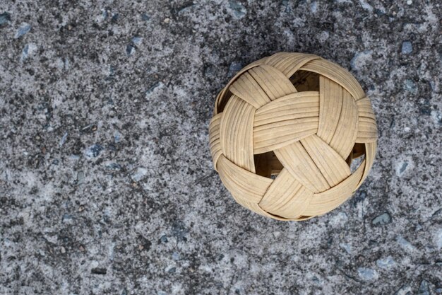 Rattan ball  sepak takraw