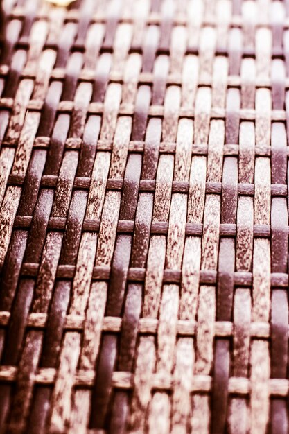 Rattan brown texture background garden furniture design detail