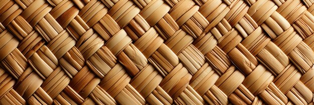 Rattan Texture Detail Handcraft Bamboo Weaving Banner Image For Website Background Pattern Seamless