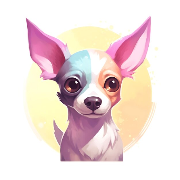 Foto ratterrier hond cartoon