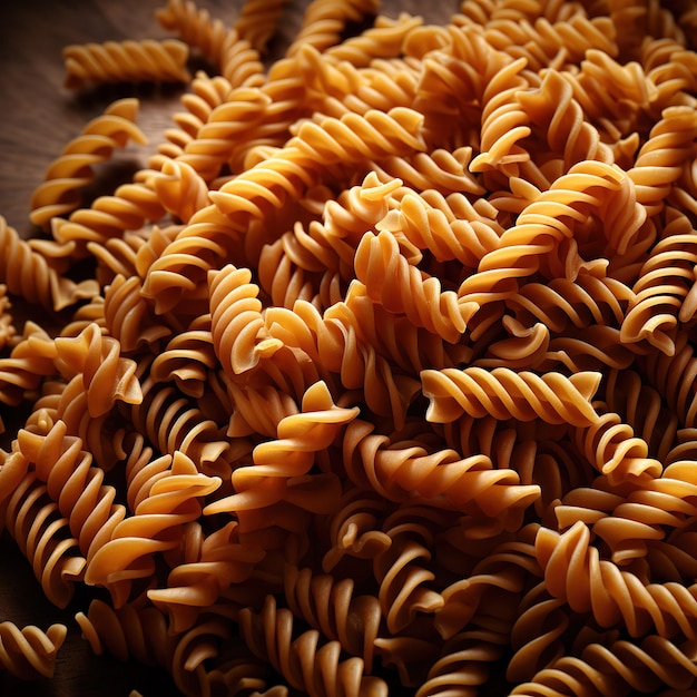 rauwe rotini pasta food fotografie Achtergrond van pasta