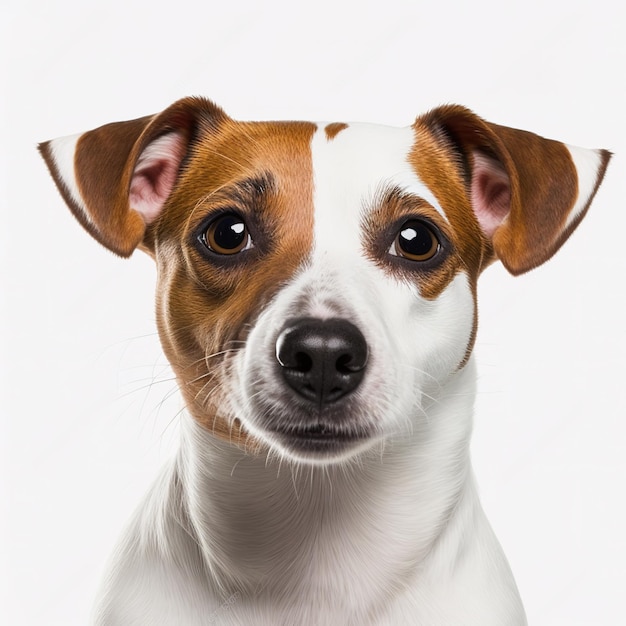 Ravishing adorable jack russel terrier portrait