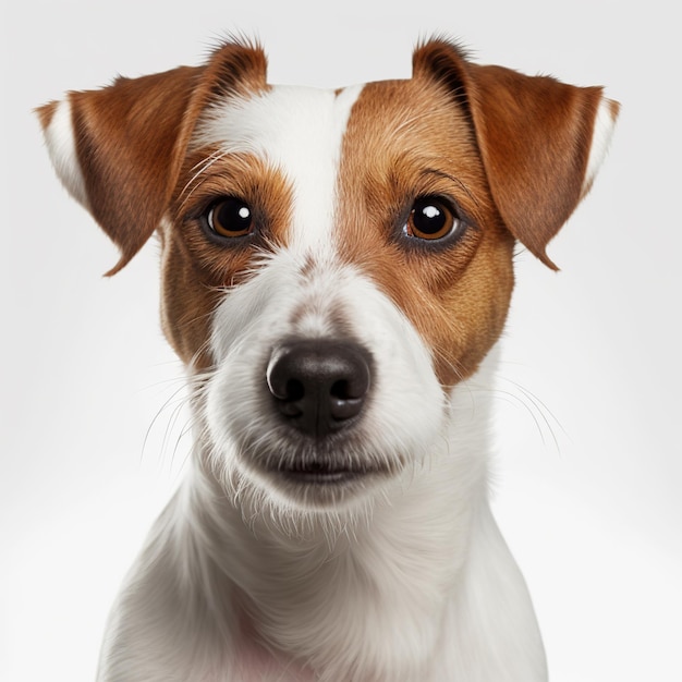 Ravishing adorable jack russel terrier portrait