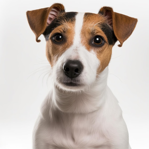 Ravishing adorable jack russel terrier portrait