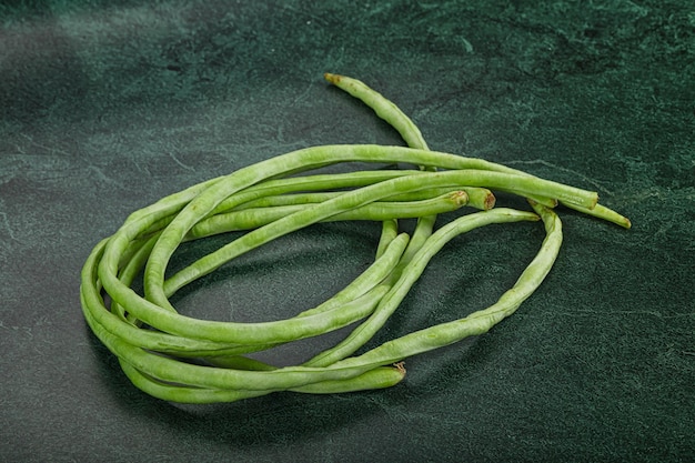 Raw asparagus green bean for cooking