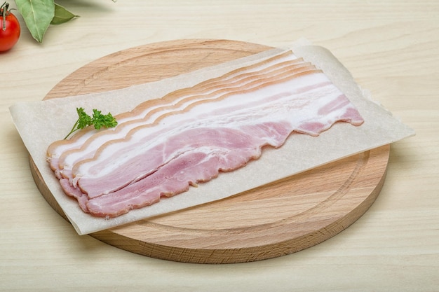 Raw Bacon