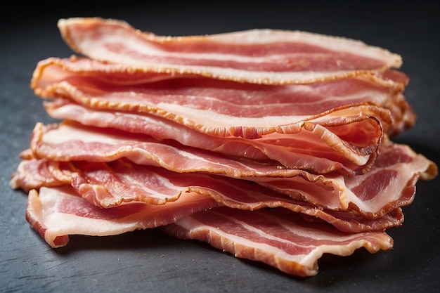 Raw bacon