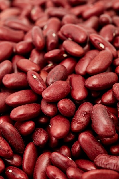 raw brown kidney beans