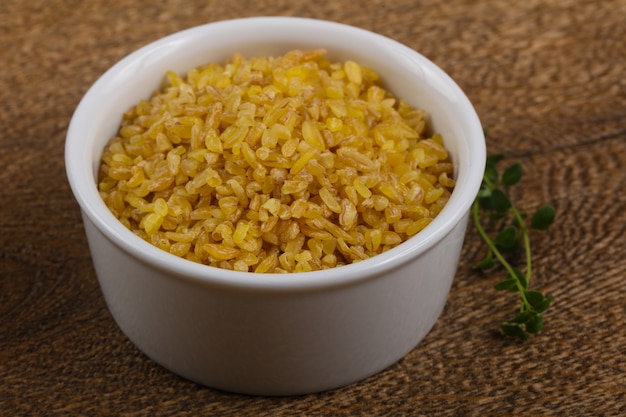 Raw bulgur