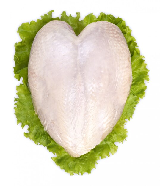 Raw chicken breast