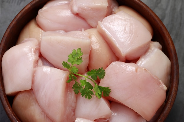 Raw chicken cuts combo combination of chicken biriyani cuts chicken fry cuts and chicken lollipop