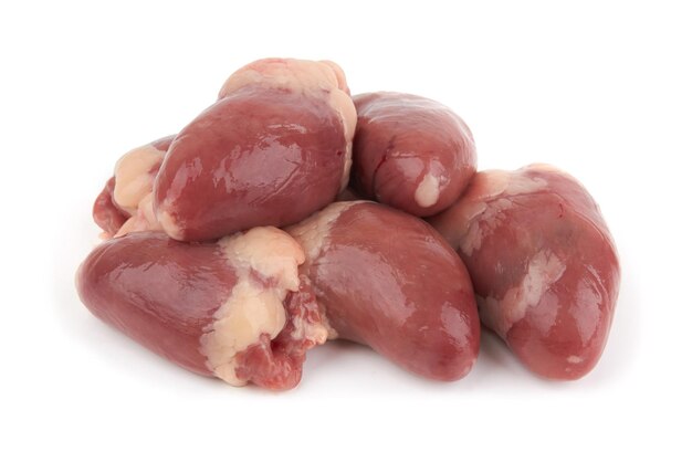 Raw chicken heart