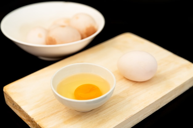 raw eggs