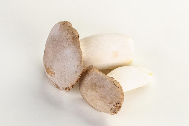 Raw Eringi mushrooms for cooking