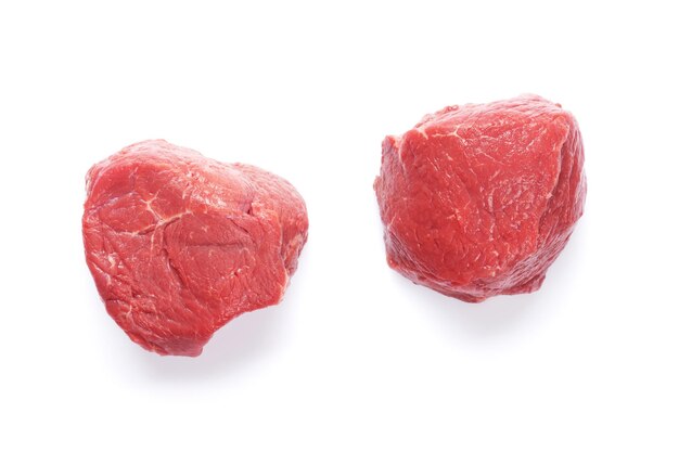 Raw fillet steak