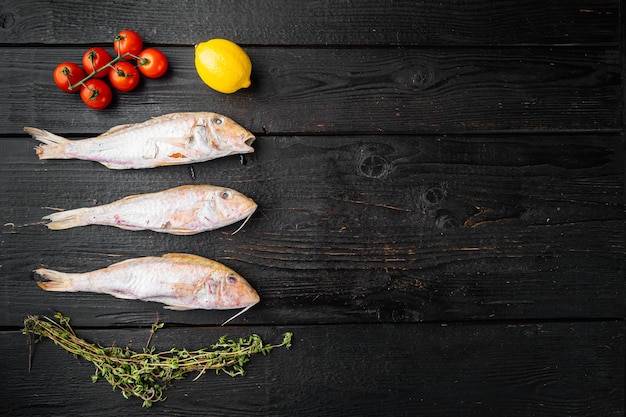 Raw fresh mullet or barabulka whole fish 