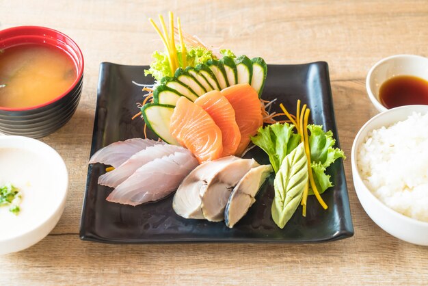 Raw fresh sashimi 