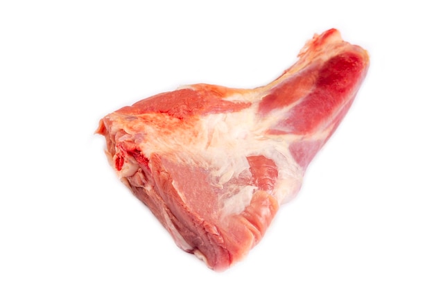 Raw lamb shanks meat, raw lamb leg (turkish name; kuzu incik)